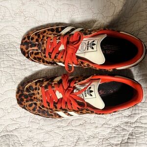 Adidas Sambas Animal Print Sneakers